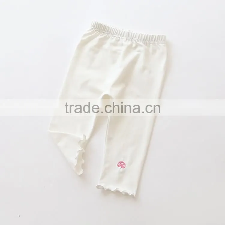 wholesale fashion designer cotton spandex girls ruffle pants and kids dress