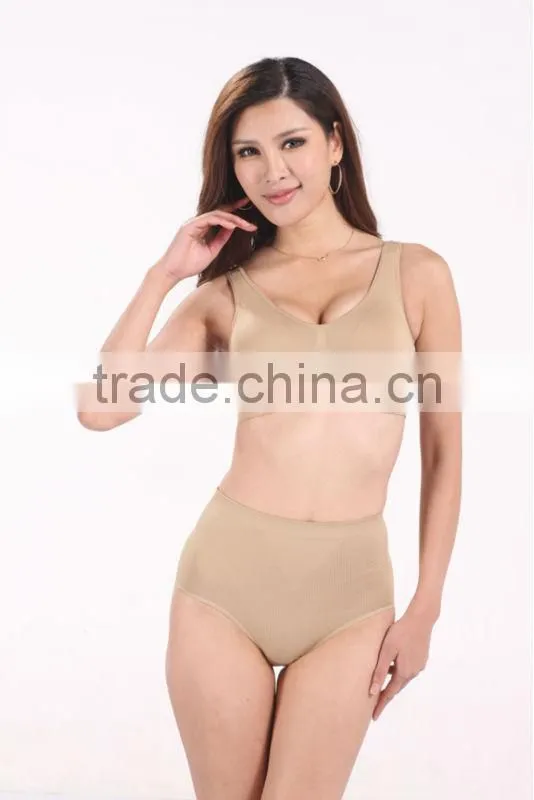dresses new fashion 2013 Yiwu factory directly clothing wholesale seamless corset nylon yarn genie bra sets