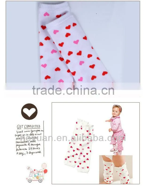 promotion colorful baby cotton arm warmers leg warmers