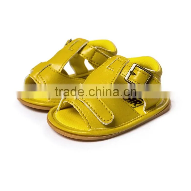 Designer PU baby sandals, soft feel baby sandals