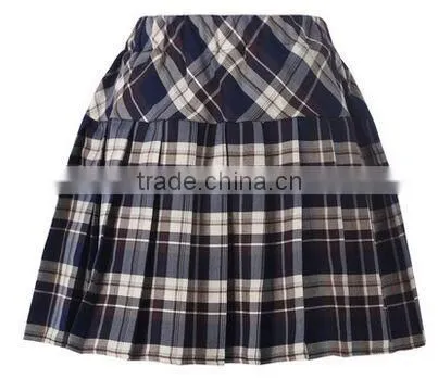 Red fashional Japan design school uniform skirt