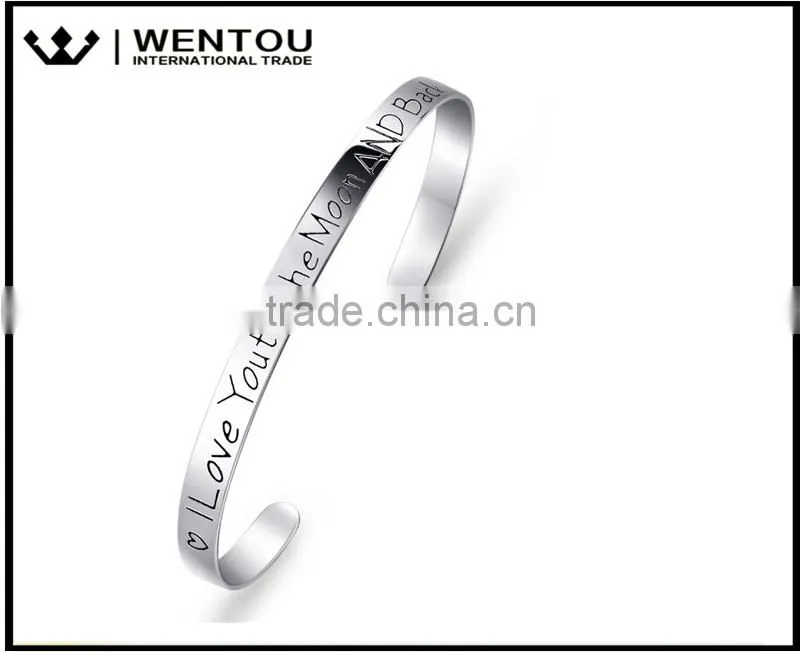 Lettering 925 sterling silver bracelet custom made girlfriend mom valentine