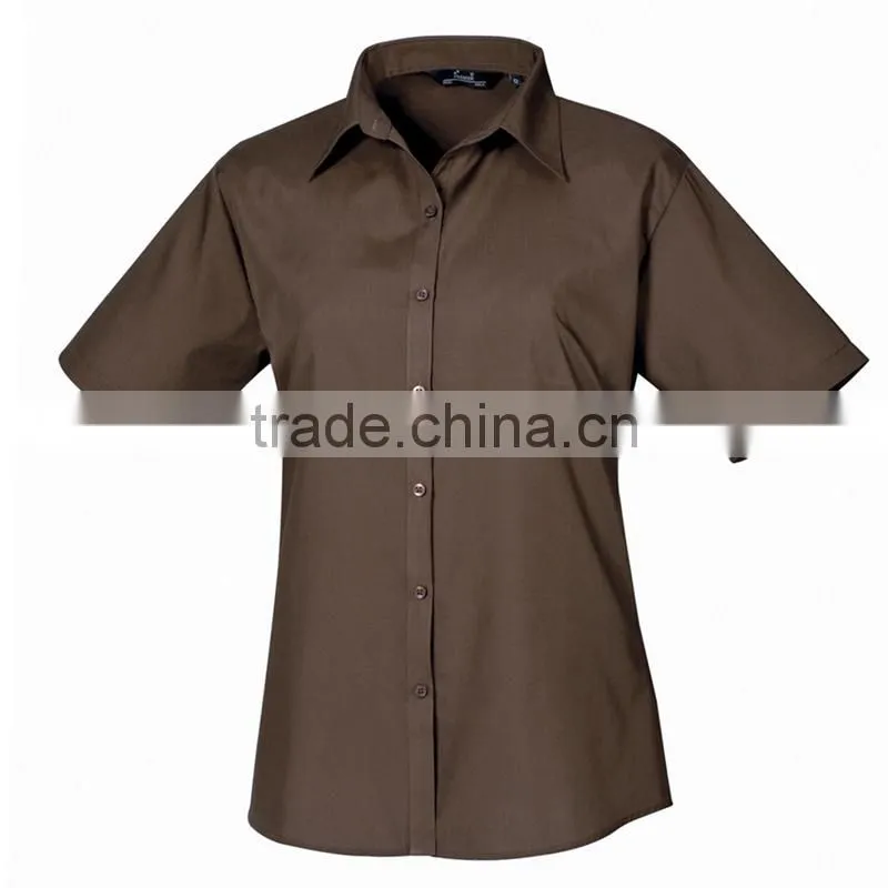 Cotton and Polyester new women work shirts and blouse