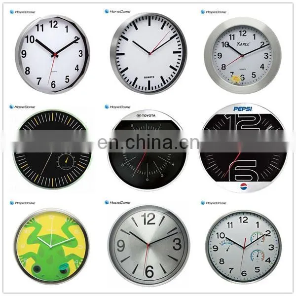(M2505) hopecome 5 inch quartz metal small size wall clock