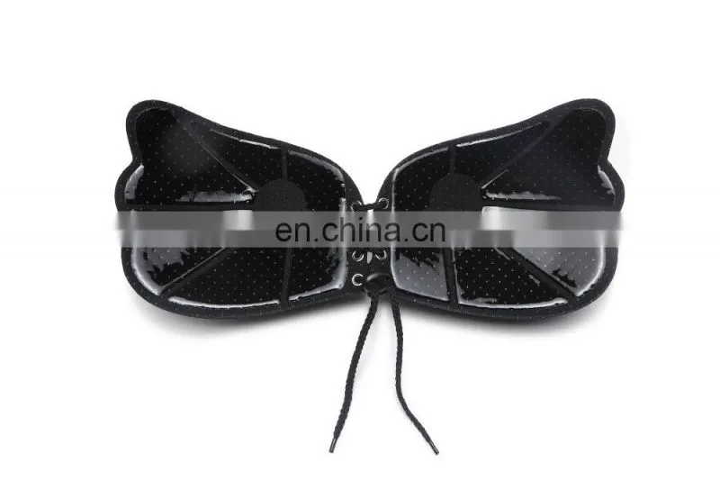 Front Closure Self-Adhesive increase cleavage biological glue Silicone Seamless Strapless sticky Invisible Push up fly Bra 2017