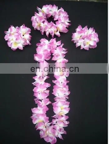 Hula lei hawaiian necklace set - 4 piece