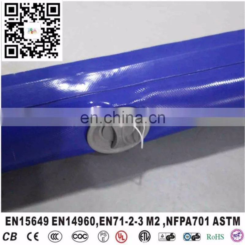 Tumble track inflatable air mat for gymnastics inflatable gym mat