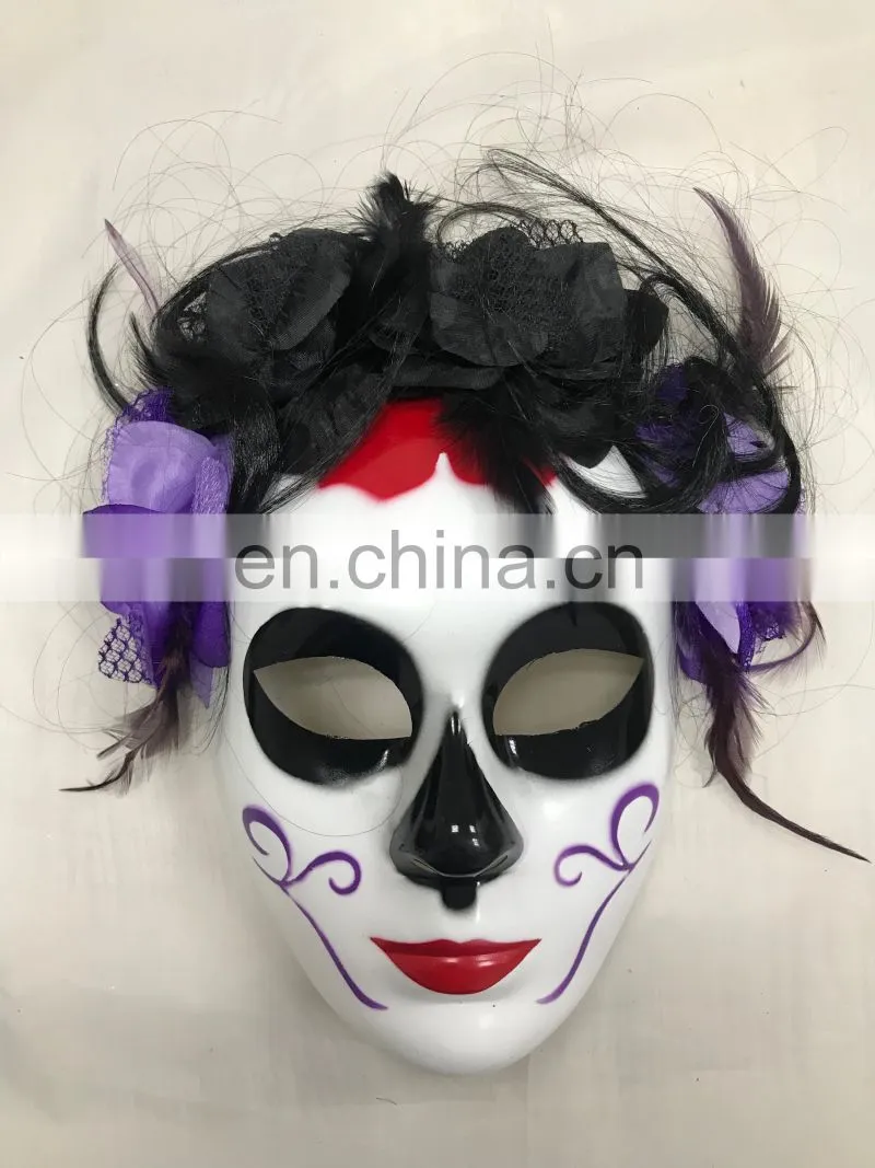 customized factory direct plastic party mask with cheap price for halloween