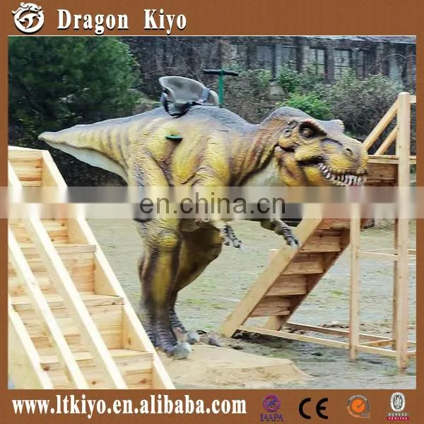 Outdoor Park Playground Animatronic Ride Dinosaur