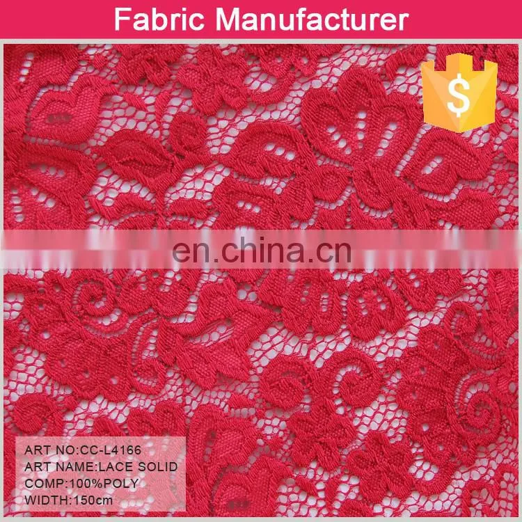 newest design ladies garment fashion styles lace spandex lace fabric