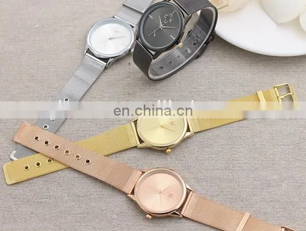 Wholesale gold watch metal watch western wrist watch women
