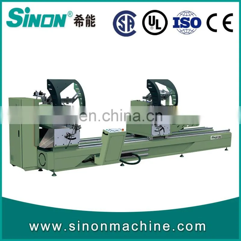 Window Door Aluminum and UPVC Profile Single Mitre Saw Cutting Machine