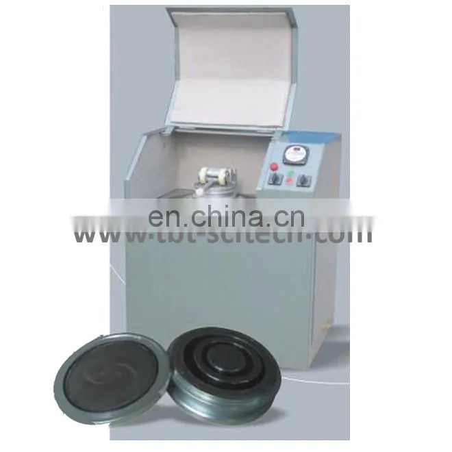 TBT301 Vertically vibrated mill Sample Muller with double disk to grinding clinker, raw mill