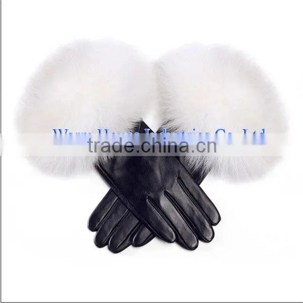 2016 Fashion High Quality Top Selling Quality Cheap Winter Women Dress Leather Gloves