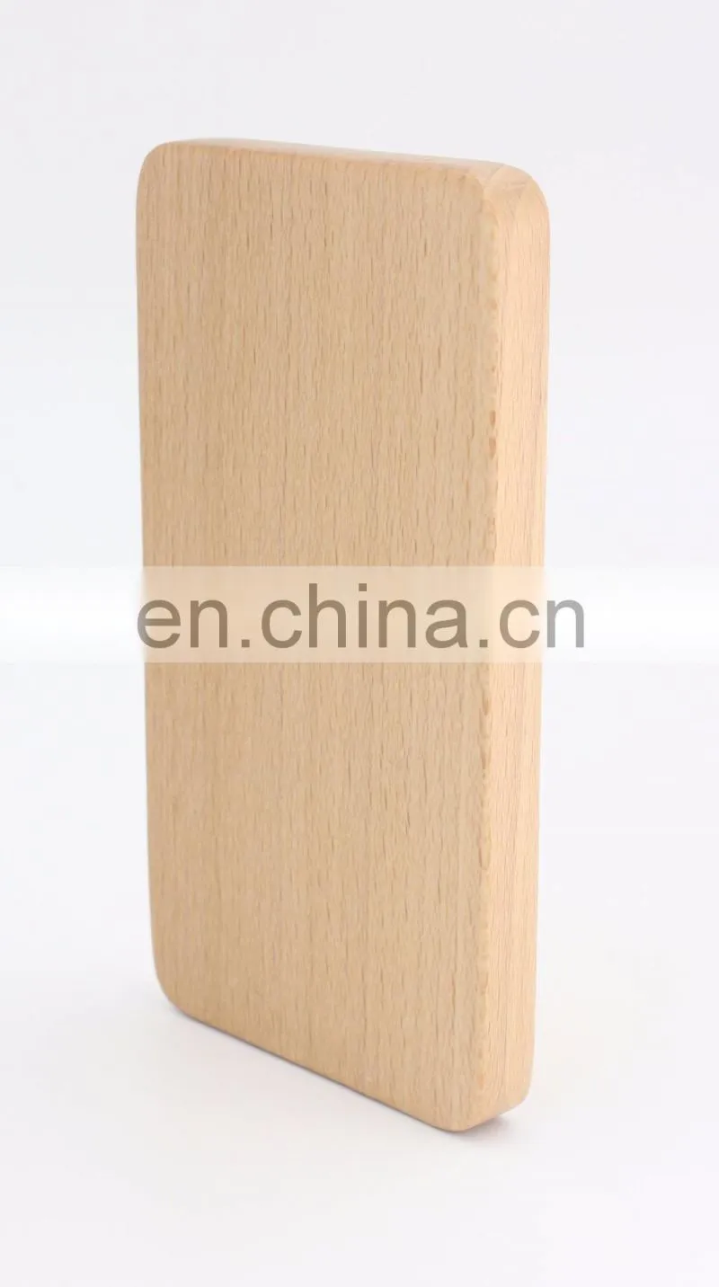 Wooden oem logo promotional 6000mah power bank wood battery charger super thin power charger for phone