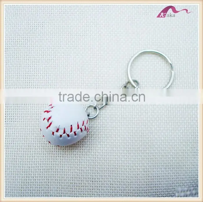 Custom Handmade PU Baseball Keychain Wholesale
