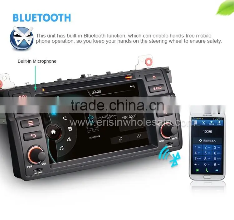 Erisin ES7146B 7" 1 Din Touch Screen Auto Car DVD for 3er E46 M3