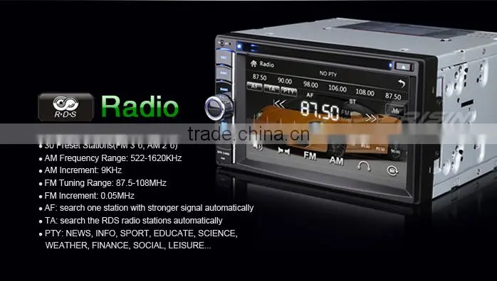 Erisin ES890G 6.2" Universal Car DVD Player Sat Nav TV Tuner