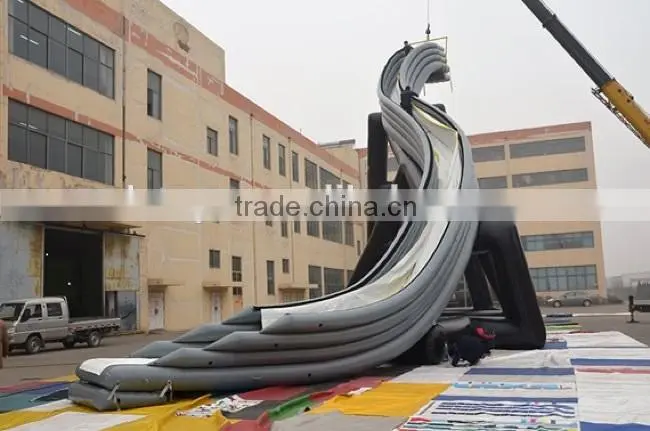 Holiday sea superyacht water slide