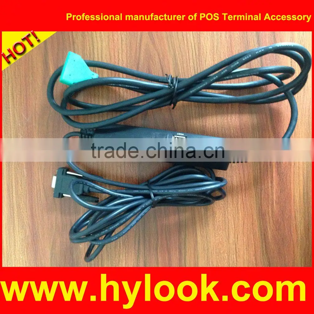 Verifone 23740-02-R Green Rs232 Data Cable for Multimedia pos terminal Mx8xx Mx9xx