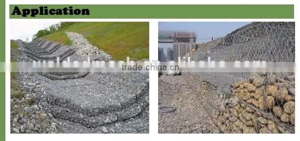 hot dipped galvanized gabion mattress