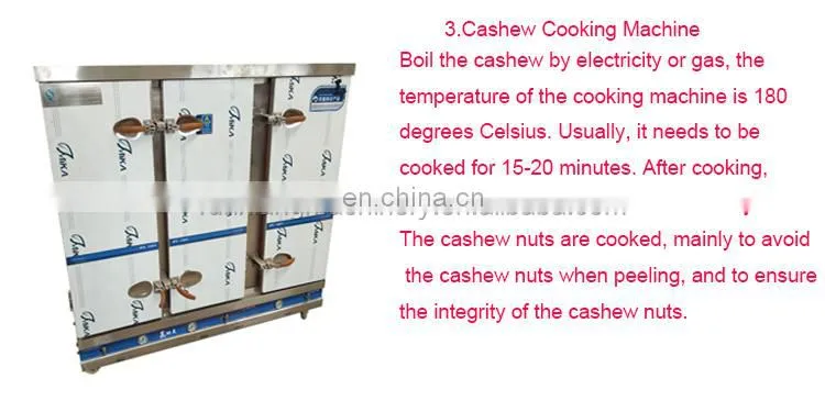 Automatic Chickpea cashew nut plant dehulling shelling processing machine