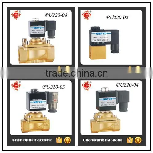 Top quality brass 2 way 24 volt solenoid valve