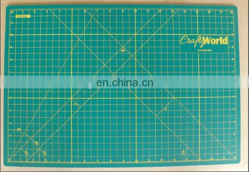 Weldon Professional Custom Logo Self Healing Pvc 3 Layers Double Side Cutting Mat