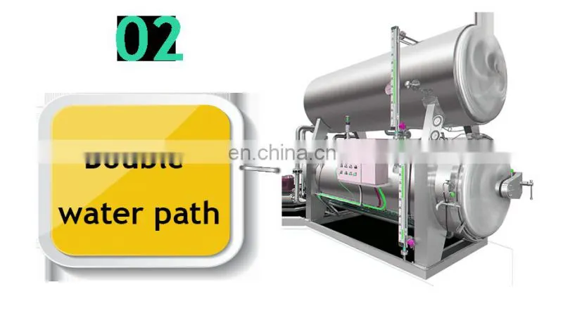 Qiangda electric steam heating canning retort autoclave machine water bath retort