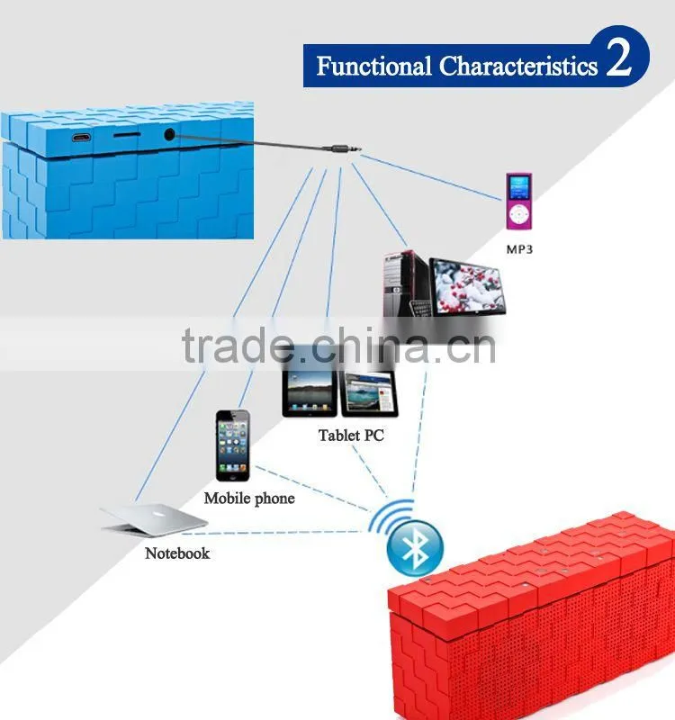 Mini lovely bluetooth earphone loudspeakers for mp3 music player