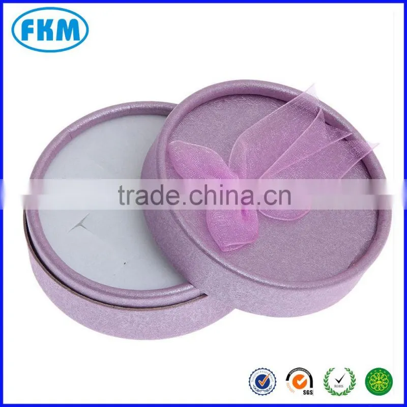 Wholesale Round Cardboard Jewellery Earring Rings Display Gift Storage Boxes