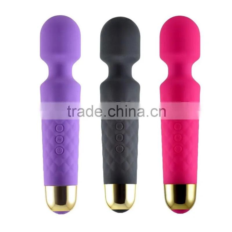 good silicone material waterproof rechargeable sex toys for women wand massager vibrators