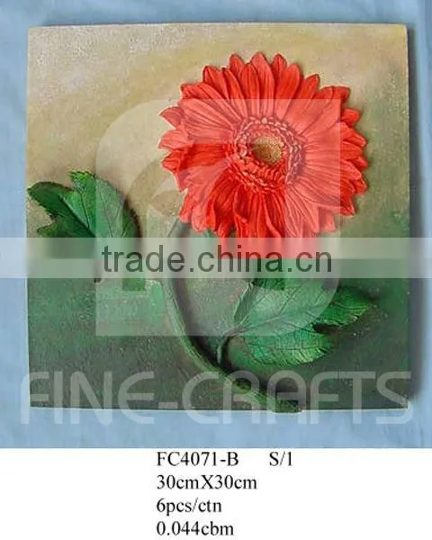 Flower wall decor