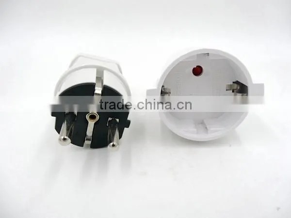 Excellent Quality ABS Schuko plug and socket /Schuko Female/Schuko Male Plug
