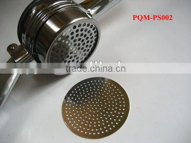 Manual metal kitchen potato masher 002
