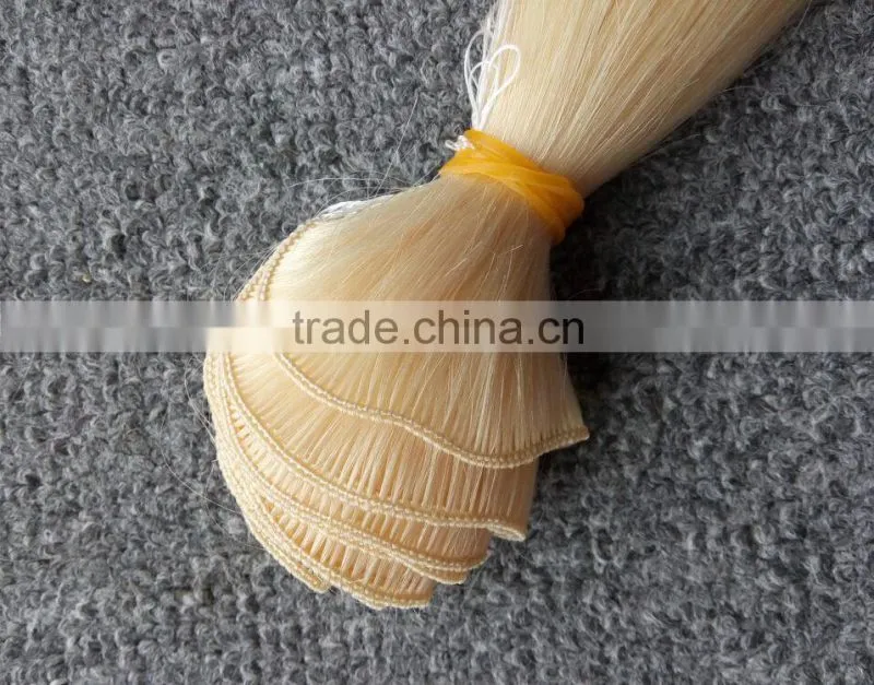 Human Remy hair Handtied hair weft
