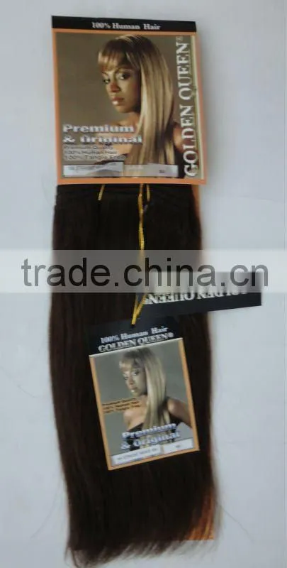 100% Straight Human Hair Weaving12'' On Sale