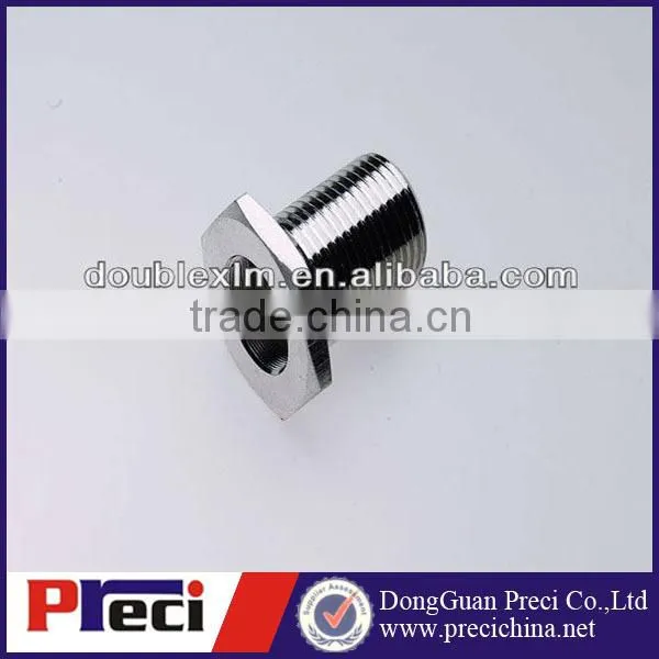 Ni-plated brass hexagonal connector screw