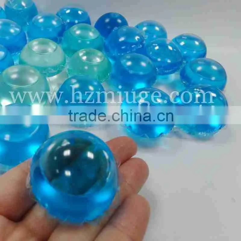OEM biodegradable laundry pods washing liquid capsules