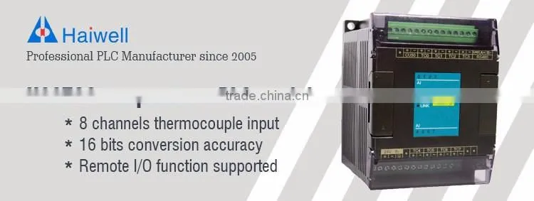 Haiwell H08TC2 8points PLC expansion module for freezer compartment temperature control