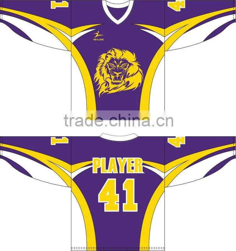 Cheap adult custom design ice hockey jersey