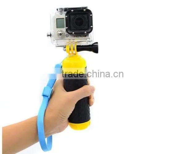 GoPro Bobber Handle Hand Grip Diving Floaty Floating Monopod Pole + Thumb Screw for Gopro Hero 4 3+ 3 2 SJ4000 XiaoYi