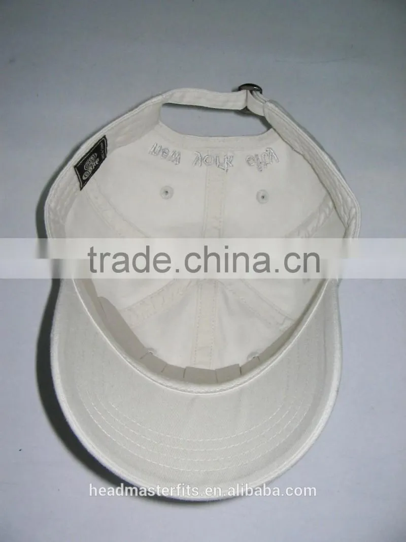 Wholesale embroidered fitted brimless snapback hats cotton baseball cap