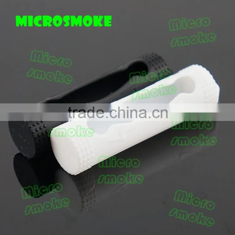 Microsmoke 19 colors silicone case/holder for 18650 battery ,lithium ion battery 18650 holder, battery 18650 silicone holder
