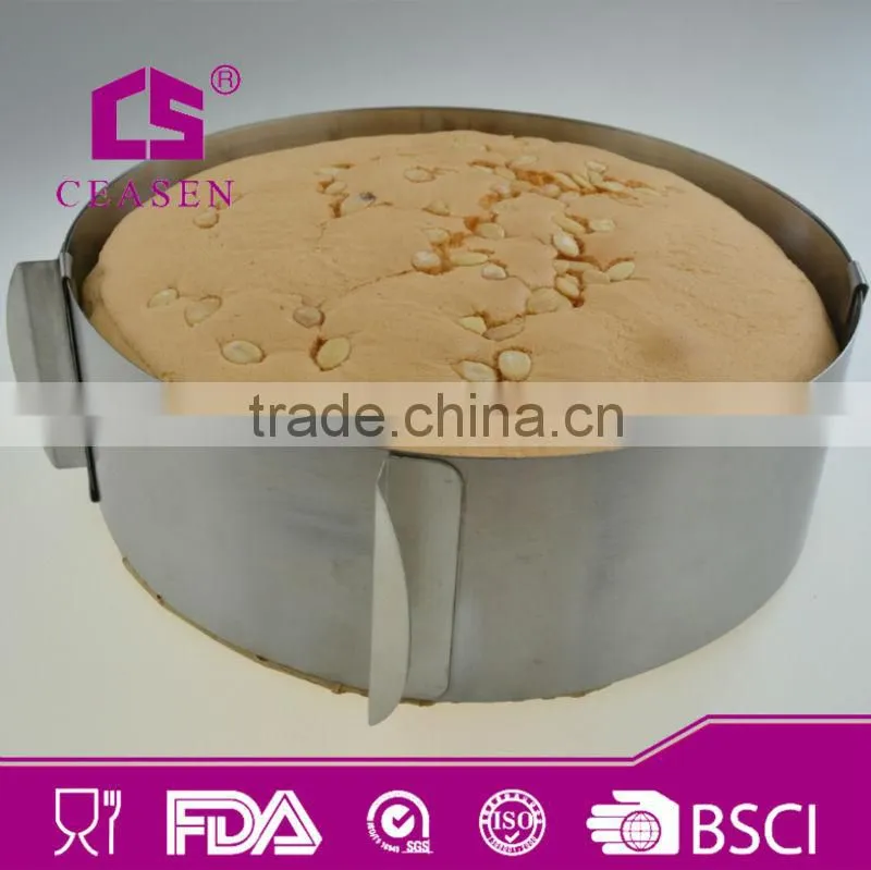 High quality and Eco-friendly roundless stainless steel cake mould wholesale