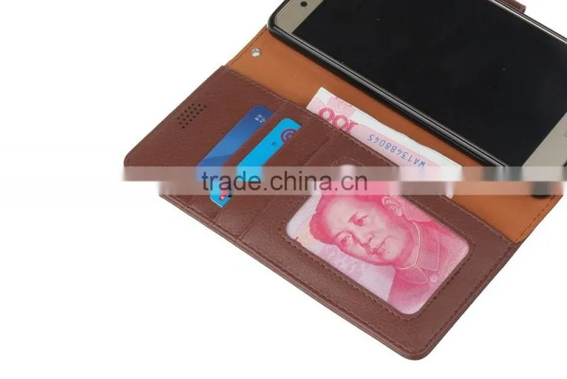 Original with card slot MMT Litchi Grain wallet leather flip case for Huawei P9 plus photo frame holder leather PU case
