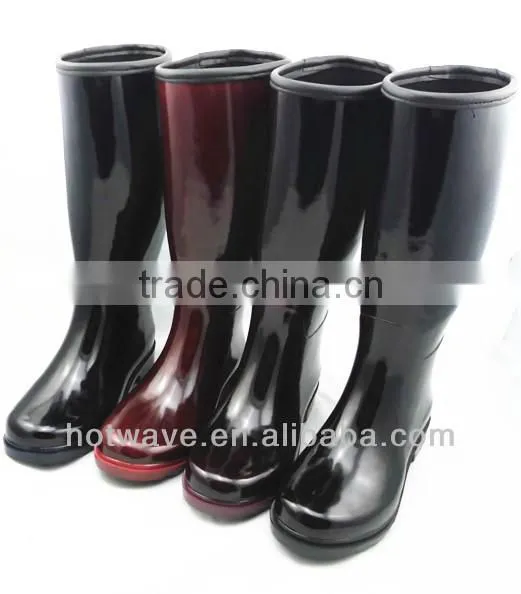 2014 new style lady's fashion rainboots/rubber boots