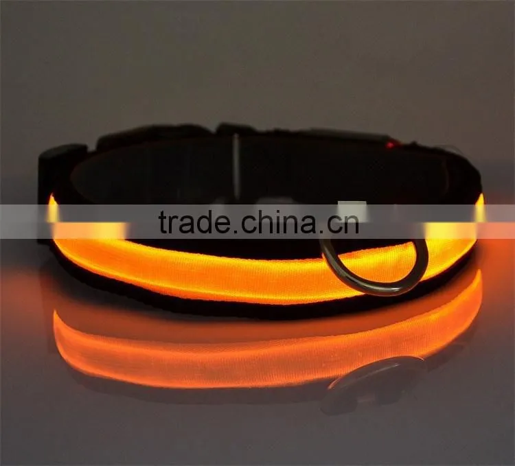 Pet Dog Collars and Leads LED Light Pet Mascotas Cachorro Collars Dogs Luminous Fluorescent Collars Harness