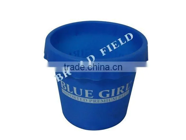 20L High-capacity Plastic LED Ice Bucket for Bar