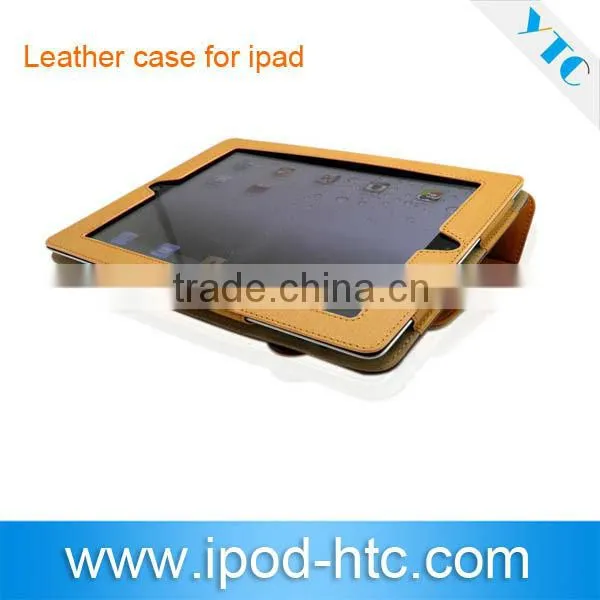 Newest ultra slim Leather case for ipad, for ipad leather case,Wholesale PU Leather case